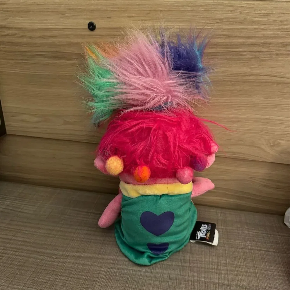 DreamWorks Trolls World Tour Poppy Plush Coin Bank Multicolor